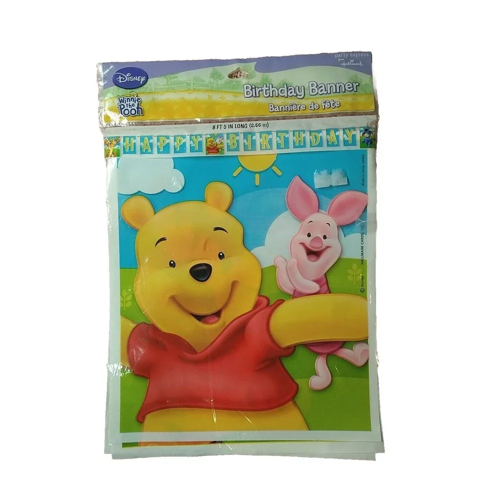 Winnie The Pooh Birthday Hanging Banner